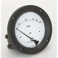 MIDWEST INSTRUMENT Differential Pressure Gauge: Back, 1/4 in NPT Female, ±3-2-3% Gauge Accuracy, 140 (MPN 140-AC-00-OO-50P)