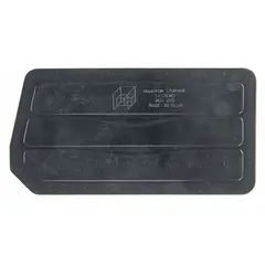 This hanging and stacking bin divider from QUANTUM STORAGE SYSTEMS measures 8-1/2 by 4-1/2 inches. It is not electrostatic discharge conductive. Use it to subdivide bins for organizing small parts in industrial storage systems, workshops, and warehouses.