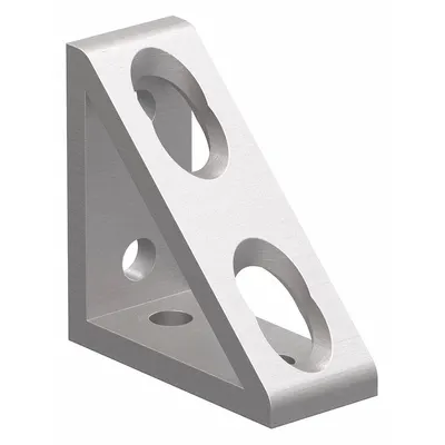 80/20 Inside Corner Bracket: Tall Gusseted Inside-Corner Bracket, 10 Series - Inside Corner Brackets
