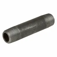 Pipe Nipple: 1 1/4 in Nominal Pipe Size, Male NPT x Male NPT, 8 in Lg, Schedule 40, Welded, PTFE (MPN ZUSA-PF-22222)