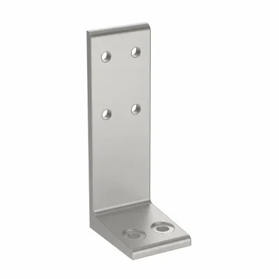 FATH INC. Floor Mount: 45 Series, Aluminum, 45 mm x 86 mm x 140 mm, Double - Floor Mounts