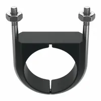 Vibration Dampening U-Bolt: 1/2"-13 Thread Size, For Pipe Size 4 in, 5 1/2 in Inside Ht, Plain (MPN UB4PA6)