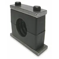 BEHRINGER PIPE SYSTEMS Vibration-Dampening Beta Clamp: Ribbed Bore, 304 Stainless Steel Clamp (MPN SHT6200-PP)