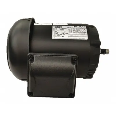 Dayton General Purpose Motor: C-Face/Rigid Base Mount, Totally Enclosed Fan Cooled - C-Face with Rigid Base 3-Phase General Purpose AC Motors
