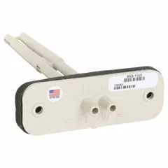 Pneumatic air differential pressure sensor with a 5 7/16 inch insertion length. Used in HVAC systems to monitor air pressure differences across filters, fans, or ducts, providing input for controlling dampers and variable air volume boxes.