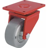APPROVED VENDOR Plate Caster: Swivel, No Brake, 6 in Wheel Dia, 2 3/16 in Wheel Wd, Hole, Rectangle (MPN LS-SVS 150K-35)