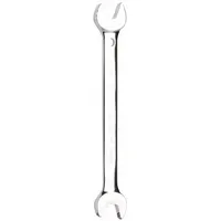 JONARD TOOLS Open End Wrench: Alloy Steel, Chrome, 7/16 in_9/16 in Head Size, 7 1/2 in Overall Lg (MPN ASW-7916)