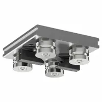 HEPCOMOTION GV3 Carriage: For 25 mm Rail Wd, Roller, GV3 Std Carriage, 28.1 mm Carriage Ht, Aluminum (MPN AU2525L80LBDRNS)