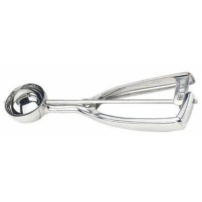 CRESTWARE Disher: 2.8 oz Capacity, Stainless Steel, NSF Certified, 3 1/2 in Bowl Dia - Dishers