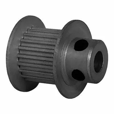 Dayton Timing Pulley: Modified Curvilinear, Fixed, For GT Timing Belt Section - GT Section Fixed-Bore Timing Pulleys with Hub