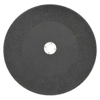 NORTON Abrasive Cut-Off Wheel: Type 1, 12" x 1/8", 20 mm/1" Arbor, Aluminum Oxide, 24 Grit (MPN 66252836708)