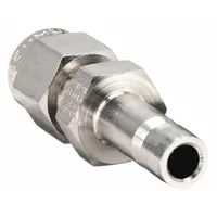 PARKER Compression Fitting Adapter: 1/4 in OD x 1/8 in OD Fitting Size, Compression x Compression (MPN 4TUR2-316)
