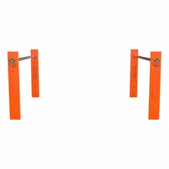 This add-on component includes two wire spool holders designed for use with RAILWORKS starter carts. It facilitates organized dispensing of wire spools in material handling and transport applications.