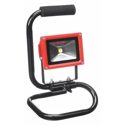 ABILITY ONE Temporary Job Site Light: 600 lm Max Brightness, LED, 1, 1 Brightness Levels - Floor Stand Lights