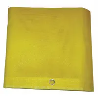 MAURITZON Tarp: 19.5 ft Lg, 19.5 ft Wd, Std Duty, 5 mil, Vinyl, Yellow, 10 oz/sq yd, PVC Coated (MPN MBT-12-05-2020)