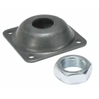 SPEEDAIRE Cylinder Mounting Hardware: Flange Mount Type, Fits 2 1/2 in_3 in Bore Dia, Aluminum (MPN 5VNX9)