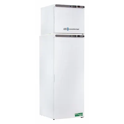 AMERICAN BIOTECH SUPPLY Refrigerator and Freezer: 10.5 cu ft Refrigerator Capacity, 2 Doors - General Purpose Lab Refrigerator-Freezers