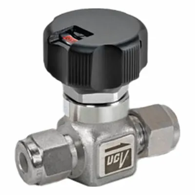 HAM-LET High Purity Diaphragm Valve: 1/2 in, 316L Stainless Steel, Compression x Compression - Standard High-Purity Manual Diaphragm Valves