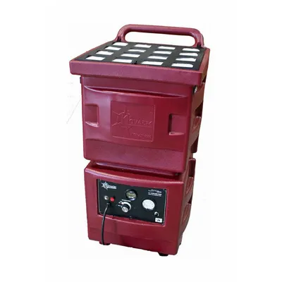 NOVATEK Air Scrubber: Polyethylene, Negative Air Pressure/Particulate Filtration - Heavy-Duty Steel Negative Air Machines