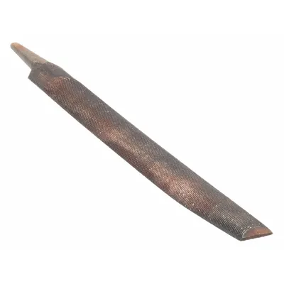 WESTWARD Hand File: Double-Cut, Safe Edge Cut, Bastard Cut, 14 in Lg without Tang - Double-Cut Half-Round Files