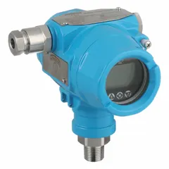 Digital intrinsically safe pressure transmitter with a range of -14.5 to 6000 psi and 4-20 mA output. Constructed with aluminum and 316 stainless steel, NPT connection, and IP66 enclosure. Class I, Div 1, Group A, B, C, D certified for use in hazardous locations.