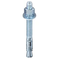 DEWALT Wedge Anchor: 6 in Overall Lg, 5/8 in Dia, 5/8"-11 Thread Size, 4 in Thread Lg, Steel, 25 PK (MPN 7434SD1-PWR)