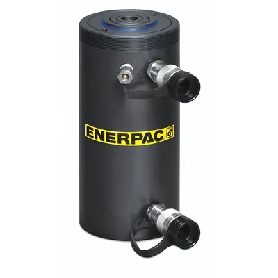 ENERPAC Hydraulic Ram: Double Acting, 50 ton Nominal Capacity, 10 in Nominal Stroke Lg - High Cycle Rams