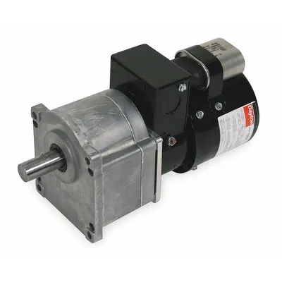 Dayton Gearmotor: Parallel, Single Output Shaft, PSC, TEFC, 14 RPM, 340 in-lb Max Torque - Parallel Shaft AC Gearmotors
