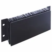 Dock Bumper: Rectangular, 24 in x 10 in x 5 1/4 in Bumper, Laminated Rubber, Steel, 6 Mounting Holes (MPN 22-6006)