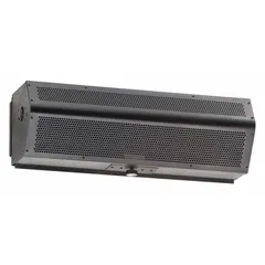 Unheated ambient air curtain designed for a 2 ft opening. Delivers 625 cfm at 115V AC to create an invisible barrier, reducing energy loss and preventing drafts, dust, and insects from entering through doorways. Suitable for commercial and industrial applications where temperature control is not required.