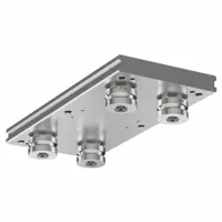 HEPCOMOTION GV3 Carriage: For 76 mm Rail Wd, Roller, GV3 Std Carriage, 54.7 mm Carriage Ht, Aluminum (MPN AU7654L400)