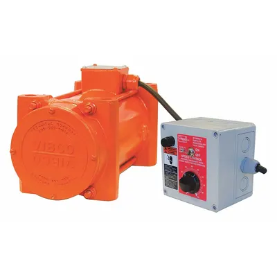 VIBCO Electric Vibrator: SCR Series, 1,000 lbf, 115V AC, 6.5 A, 4,000 vpm - General Purpose Electric Vibrators
