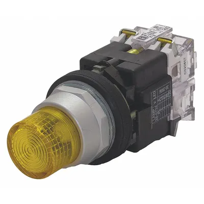 EATON Illuminated Push Button: Illuminated, Extended Profile, Metallic, 30 mm - Illuminated Extended-Length Push Buttons