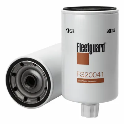 FLEETGUARD Fuel Filter: Spin-On, 7 7/8 in Overall Lg, 4 1/4 in Outside Dia - Spin-On Fuel/Water Separators
