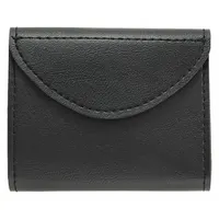 HEROS PRIDE Glove Pouch: Black, Synthetic Leather, Plain, 3 1/4 in x 103 mm, Hook-and-Loop Closure (MPN 1482P)