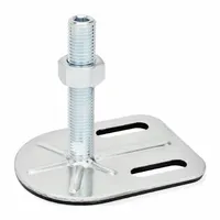 JW WINCO Male-End Leveling Mount: Swiveling Stud, 5/8"-11 Thread Size, 3 3/20 in, 2,698 lbf Capacity (MPN 42-80-5/8X11-100-G3-UK)