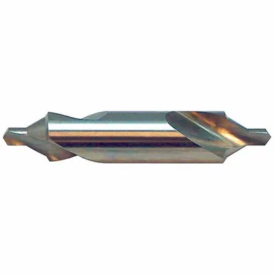 KEO Center Drill: Bell Type, #12, 60°, 1 7/8 in Overall Lg - Bell-Tip Center Drills