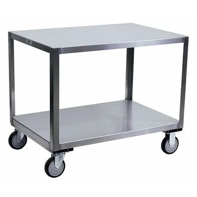 JAMCO Work Table: Fixed Ht, Stainless Steel, 60 in x 30 in - Stainless-Steel-Top Mobile Worktables