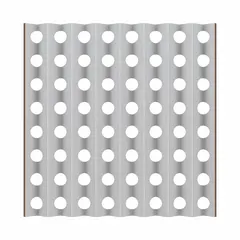 White paper media paint collector pad for industrial spray booths. Captures overspray to protect exhaust systems and improve air quality in painting operations.