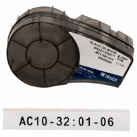 Tag Label: 10 ft, Polyester, Black on White (MPN M21-500-414)