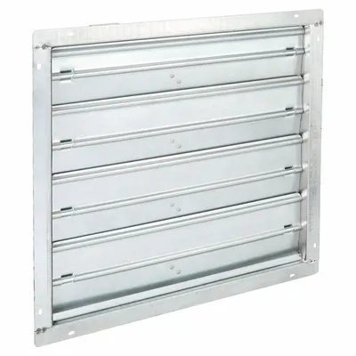 Dayton 33 in H x 33 in W Rectangular Motorized Control Damper - Rectangular Motorized Control Dampers