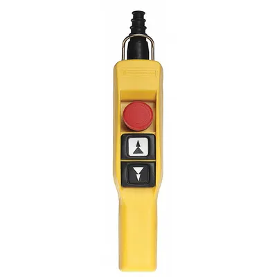 SCHNEIDER Pendant Control Station: (2) Push Buttons/Emergency Stop, 2NO/1NC - Push-Button Pendants