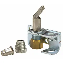 Universal pilot assembly for LP fuel, compatible with Uni-Line 1820 series. Features a 25° left orientation. Replaces OEM part 2CH/2C. No components included. Used in LP gas appliances such as furnaces, boilers, and water heaters.