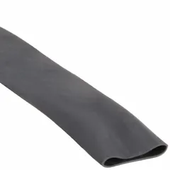 This 3M heat shrink tubing has a 0.4-inch inner diameter before shrinking and a 0.15-inch inner diameter after shrinking. It is 25 feet long, black in color, and supplied on a reel. Used for insulating and protecting electrical wires, cables, and connections from moisture, abrasion, and short circuits.