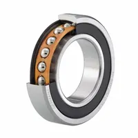 GMN Super Precison Angular contact Bearing: KH 61913, Duplex, 17°, Dbl Sealed, ABEC P4, 1 PR (MPN KH61913-2RZ CTA P4+ DUL T274/25%)
