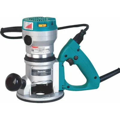 MAKITA Router: Mid-Size, Fixed Base, 2.25 hp, Variable Speed, 24,000 RPM - Mid-Size Corded Routers