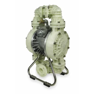 Dayton Double Diaphragm Pump: Polypropylene Body, 2 in, Flange Connection, 160 gpm - Polypropylene Housing AODD Pumps