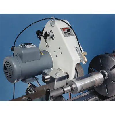 DYNABRADE Tool Post Grinder: 2 in x 48 in Belt Size, 240V AC, Three Phase - 2" x 48" Belt Size Tool Post Grinder