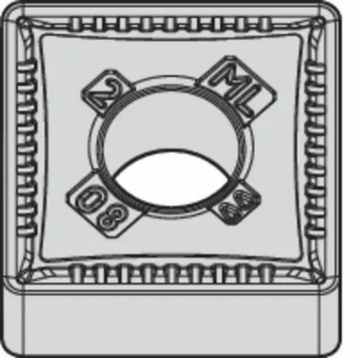 WIDIA Square Turning Insert: SNMG321ML - Square (S) Indexable Turning Inserts
