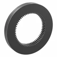 Internal Ring Gear: Module m 0.8, 60 Teeth, 48 mm Pitch Dia, Black Oxide Coated Carbon Steel (MPN SI0.8-60)